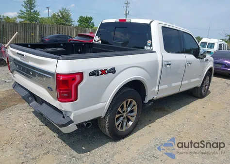 2017 Ford F-150 Platinum из США, поврежденный, VIN 1FTEW1EG8HFB97525